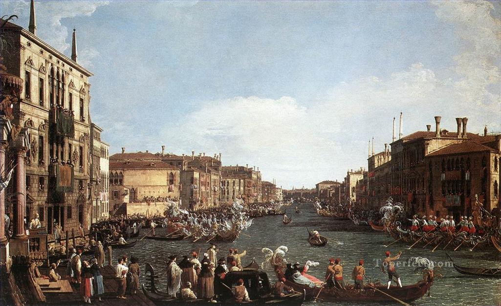 Regatta on the Grand Canal Canaletto Oil Paintings